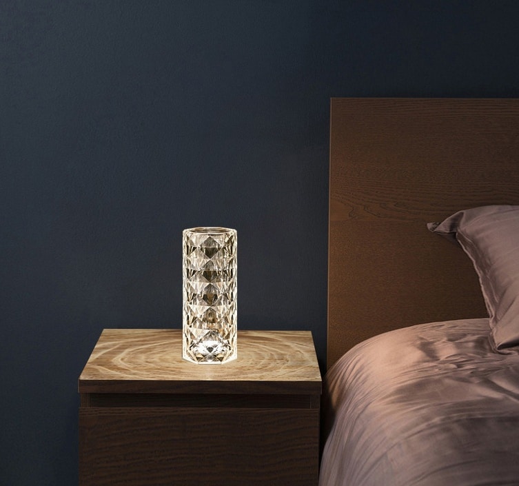 Crystal Table Lamps For Bedroom Decor With Touch Dimming 4
