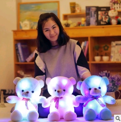 Luminous teddy bear for Christmas gift 2