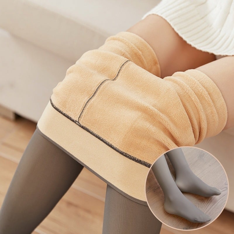 Women Fleece Lined Pantyhose Thermal Winter Tights Leggings 7