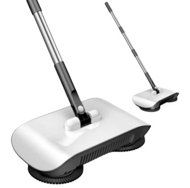 Hand Push Sweeper Household Broom Dustpan Mop 10