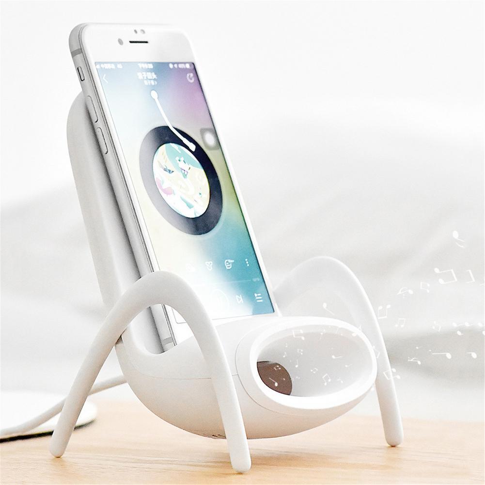 Mini Chair Wireless Charger Stand Holder with Speaker 3