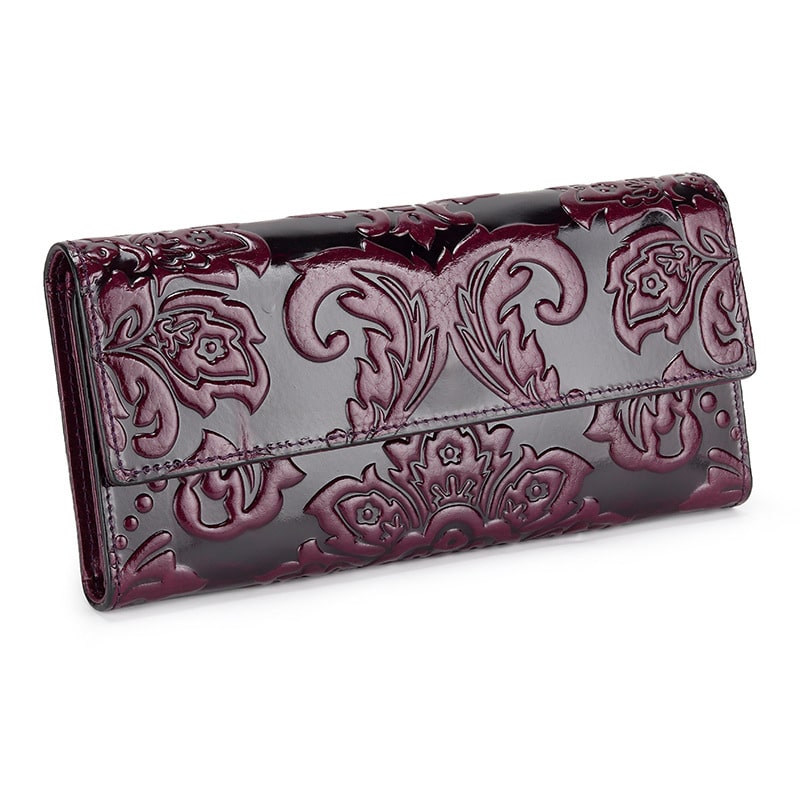 New Women's Leather Wallet Long Three 2