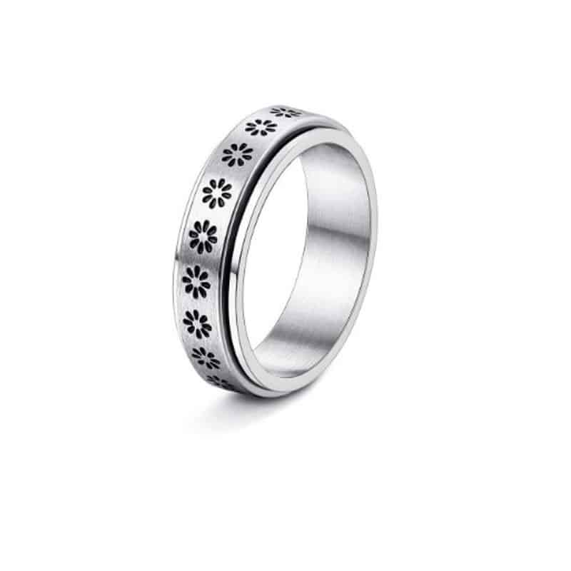 Stainless Steel Rotatable Ring To Relieve Anxiety 6