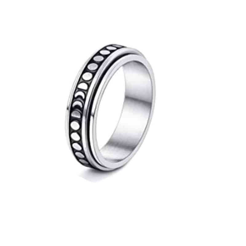 Stainless Steel Rotatable Ring To Relieve Anxiety 4