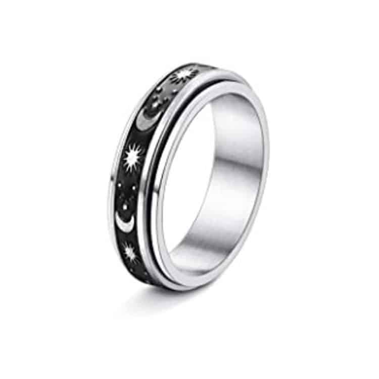 Stainless Steel Rotatable Ring To Relieve Anxiety 3