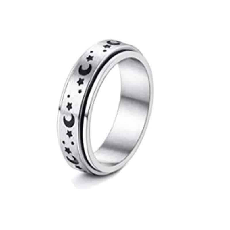 Stainless Steel Rotatable Ring To Relieve Anxiety 2