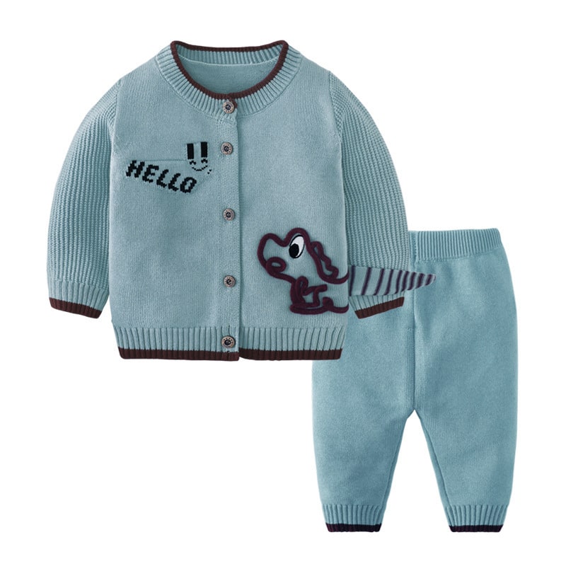 Children's Cardigan Suit Baby Outing Clothing 6