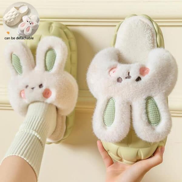 Cute Baby Shoes Winter Fuzzy Slippers 1