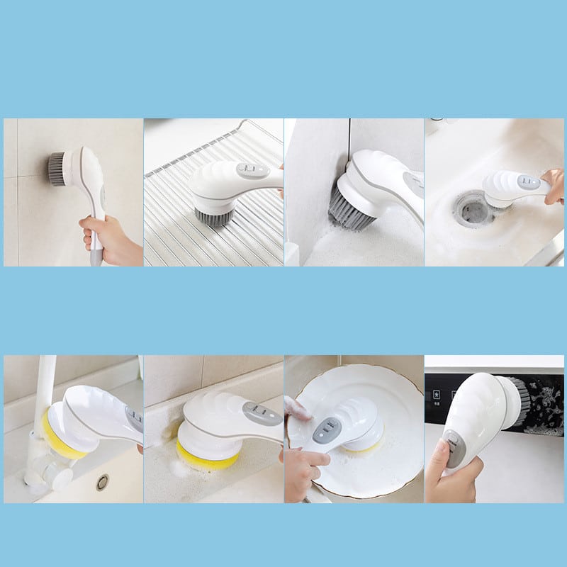 Multifunctional Electric Dishwashing Brush For Wireless Cleaning 2