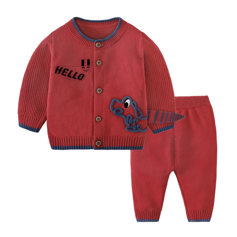 Children's Cardigan Suit Baby Outing Clothing 3