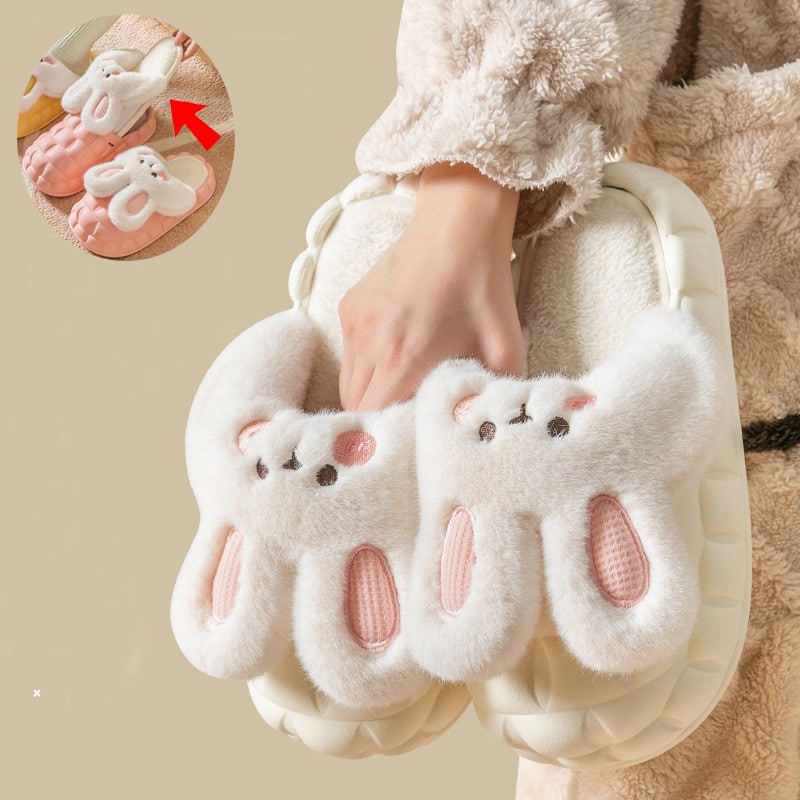 Cute Baby Shoes Winter Fuzzy Slippers 6