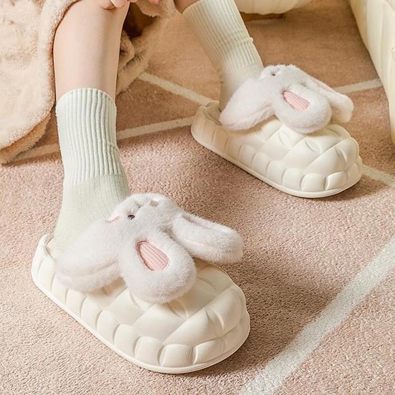 Cute Baby Shoes Winter Fuzzy Slippers 4
